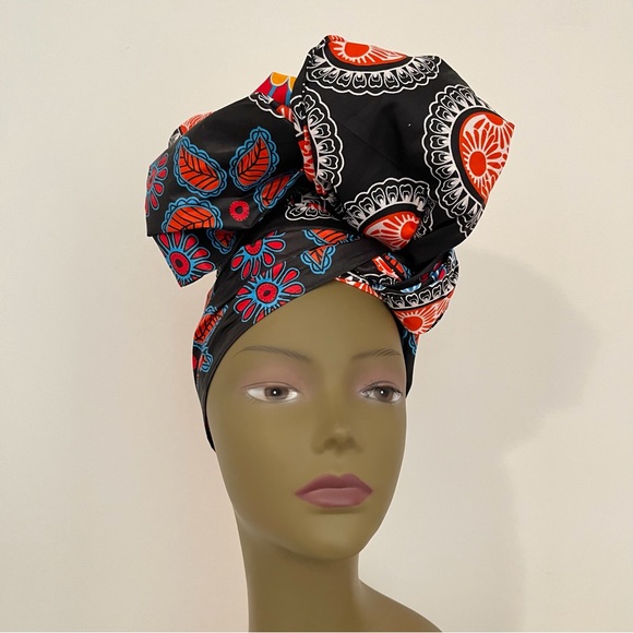 African Print Ankara Headwrap - Picture 1 of 4